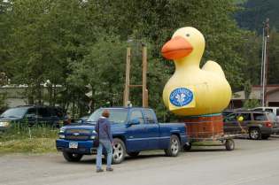 Giant rubber duckie